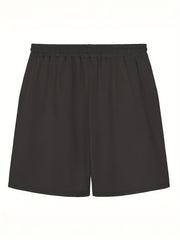 Legends Never Die Men's Casual Solid Elastic Waist Drawstring Short