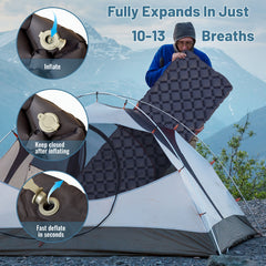 Ultralight Inflatable Air Sleeping Mat Camping Backpacking