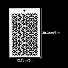 Small Flower Background Stencils Shoe Graffiti DIY Art Stencils