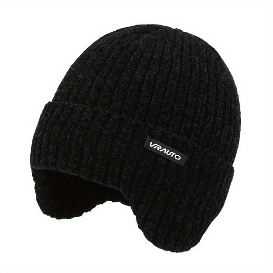 Men's Thick Woolen Hat with Ear Protection for Winter