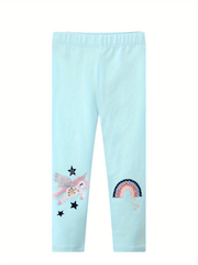 Toddler Baby Girls' Rabbit Graphic Leggings Pants