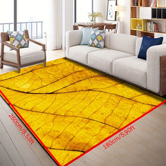 Soft Polyester Fiber Area Rug for Home Decor, Non Slip, 53ft