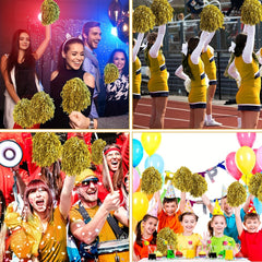 2pcs Cheering Poms Handheld Dancing Supplies Stage Celebration