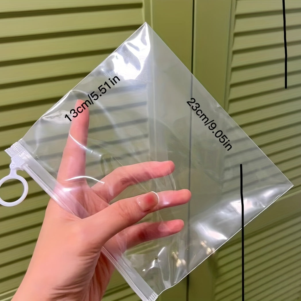 Zipper Bags Transparent Sorting Storage Travel Cosmetic Sub-packing Bags