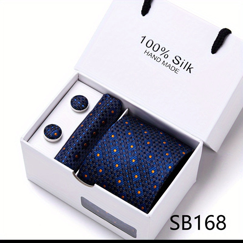 5pcs Business Wedding Tie Set for Men