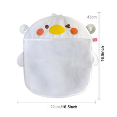 Kids Toy Storage Bag Cartoon Chicken With Suction Cup