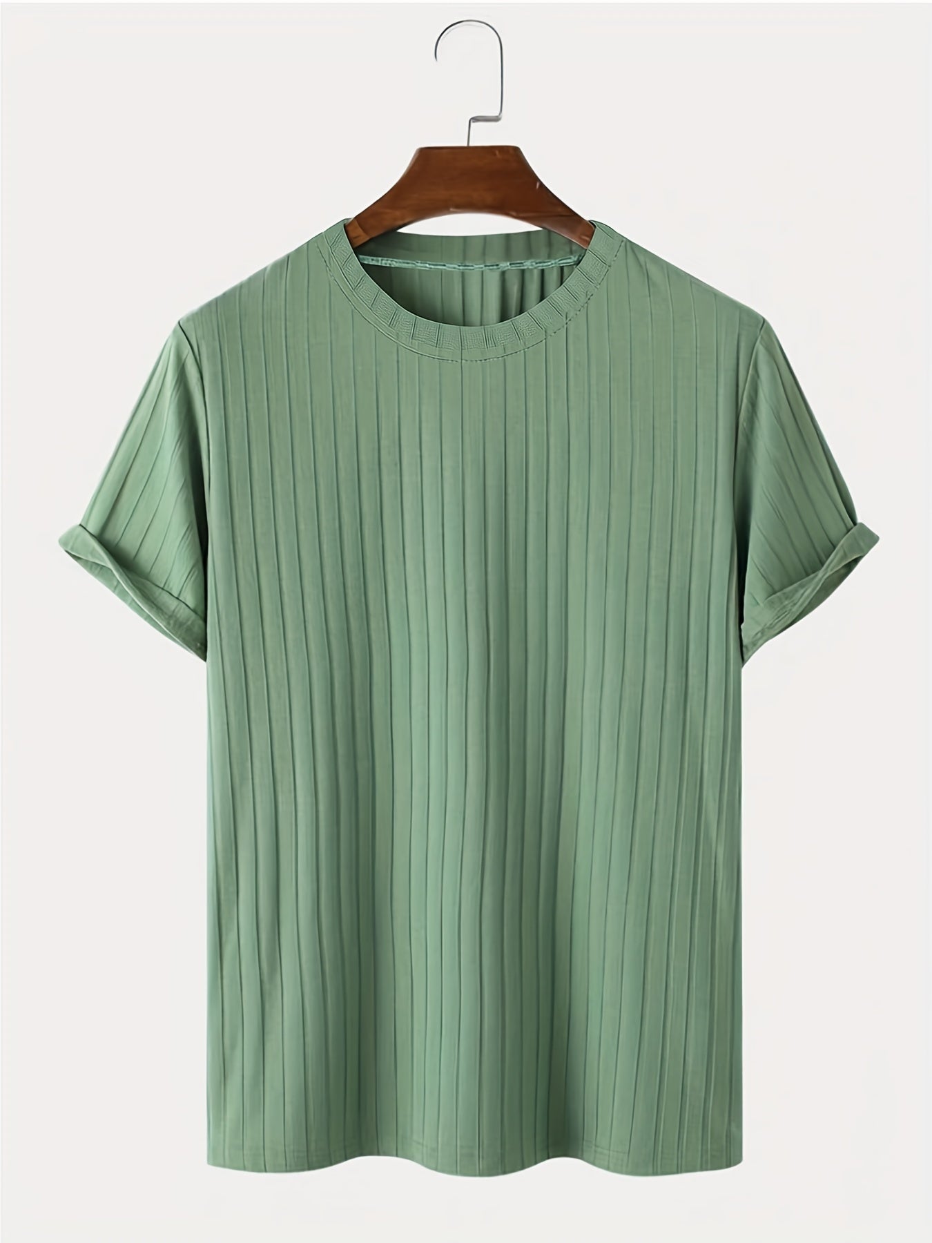 Men's Stripe Loose Casual T Shirt Summer Clothing