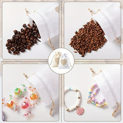 30pcs Organza Bags for Halloween Candies & Wedding Favors