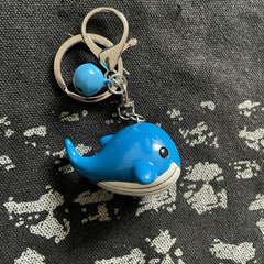 Creative Dolphin Whale Keychain Pendant Bell Pendant Girl Bag Pendant