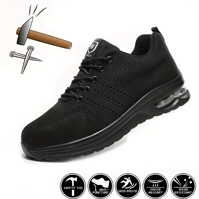 Men's Steel Toe Work Safety Shoes Non Slip