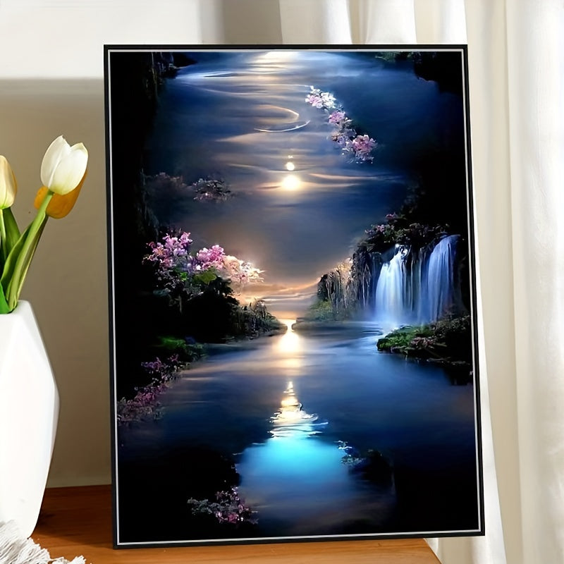 Night Scenery Diamond Painting Kit for Living Room Bedroom Study