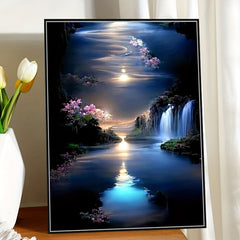 Night Scenery Diamond Painting Kit for Living Room Bedroom Study