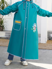 Kid's Cartoon Hooded Raincoat Waterproof Rain Poncho