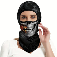 Skeleton Ghost Face Mask for Halloween Cosplay