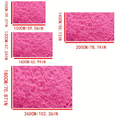 Fluffy Area Rugs Soft Tie Dyed Bedroom Carpet Anti Slip Shaggy Indoor Rug