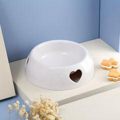 Love Hole Pet Food Bowl Outdoor Dog Feeder Cat Dog Food Storage Bowl