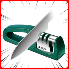 3 Stage Pro Scissor Sharpener Sharpen & Polish Dull Blades