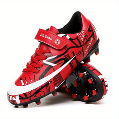 Kids Soccer Cleats Lightweight Sport Shoes Boys Girls
