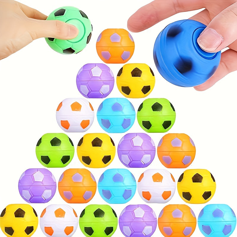 Mini Fidget Spinner Footballs in Multiple Colors for Kids