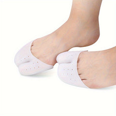 2pairs Silicone Foot Tip Cover Soft Anti-wear Toe Separator