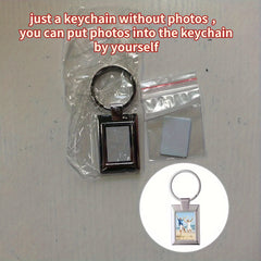 1pc A88 Series Blank Keychain Metal DIY Print Keychain Car Key Ornament