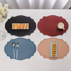 Waterproof Faux Leather Placemat, Heat Insulation Mat