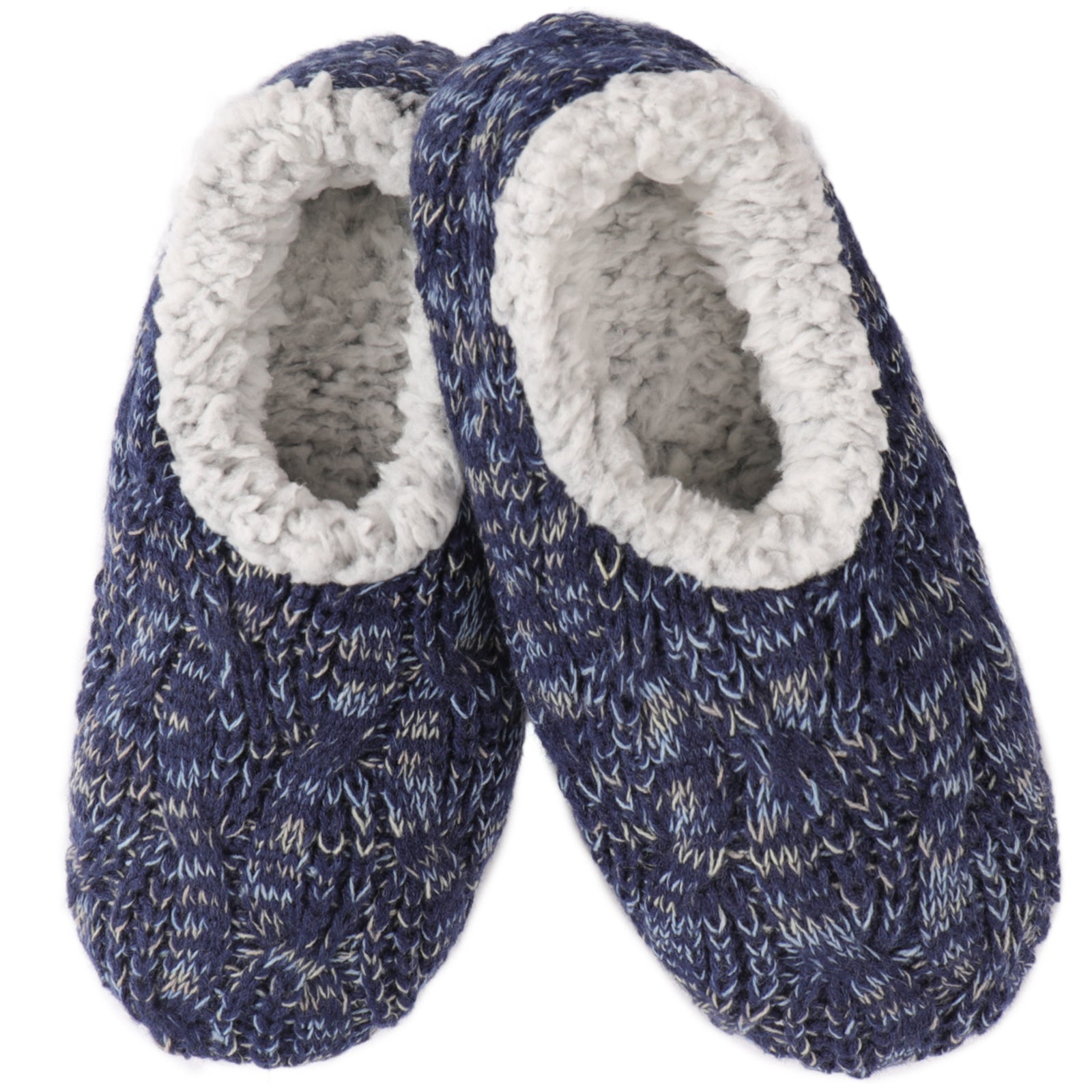 Men's Cozy Fleece Slides Warm Soft Slippers