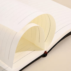 200Pages Leather Business Office Notebook A5 Soft Cover Meeting Record Notebook