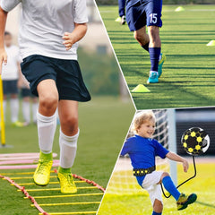 Agility Ladder, Cones, Kicking Trainer & Rope Football Training Kit