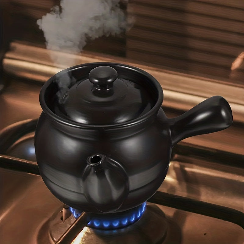 1pc Health Decoction Skillet Steam Stew Pot Ceramic Chinese Medicine Pot