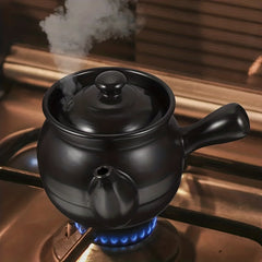 1pc Health Decoction Skillet Steam Stew Pot Ceramic Chinese Medicine Pot
