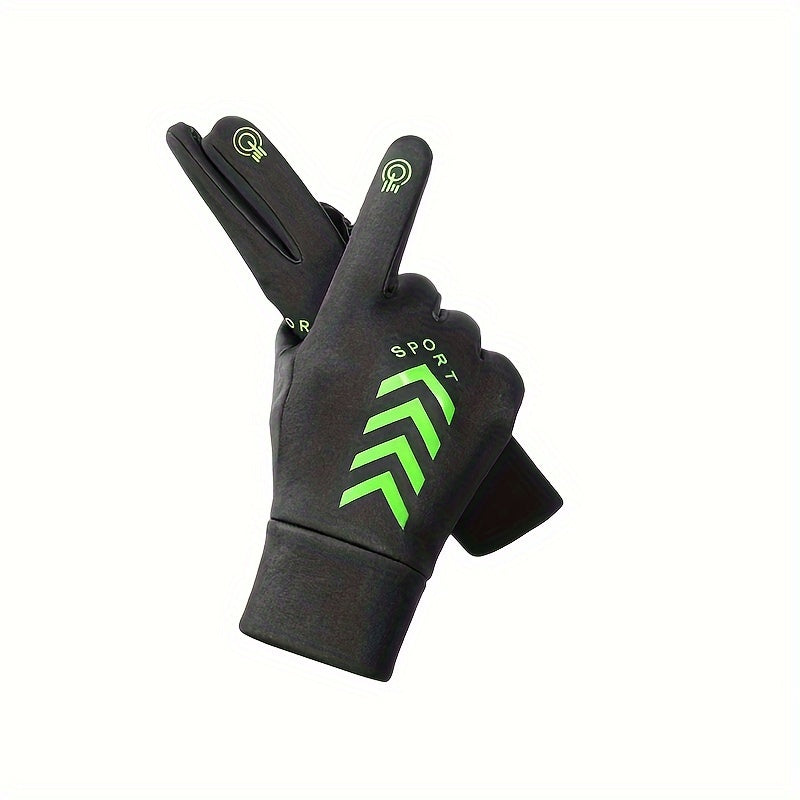 Full Finger Touch Screen Winter Gloves Waterproof Warm Fleece