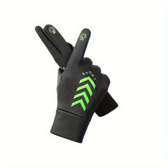 Full Finger Touch Screen Winter Gloves Waterproof Warm Fleece