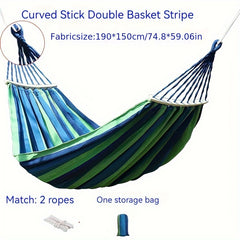 Outdoor Hammock Camping Swing Garden Canvas Hammock Hanging Chair