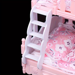 Doll House Furniture Double Bunk Sheets And Pillow Toys