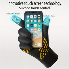 Winter Warm Gloves Windproof Cycling Ski Motorcycle Gloves Touch Screen
