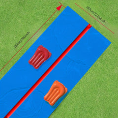 Ripple Water Slide with 2 Surfboards for Lawn Splash