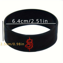 Silicone Sports Bracelet Wristband 2.54cm