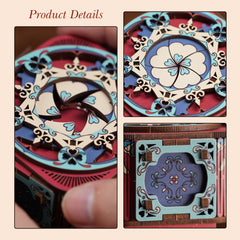 3D Wooden Puzzle Music Box DIY Building Kit - Perfect Holiday Gift