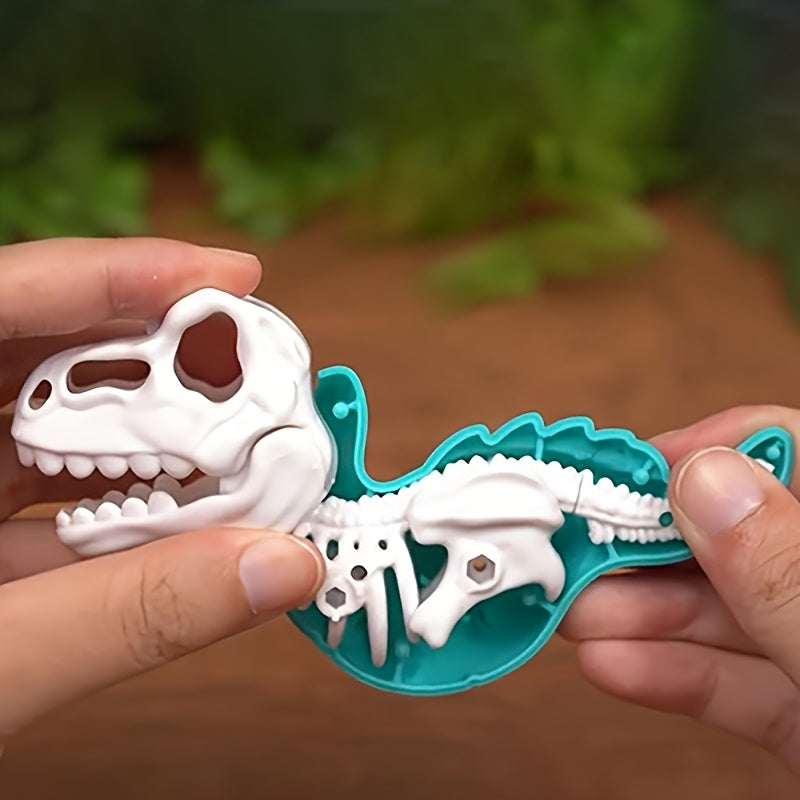 Colorful Dinosaur Toys Building Blocks Set Large Grain Skeleton Model