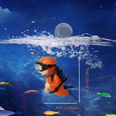 Balloon Diver Aquarium Decoration Resin Fish Tank Decor