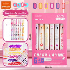 Double-Headed Markers Set - Clear Markings - Painting, Marking, Writing - 1 Box