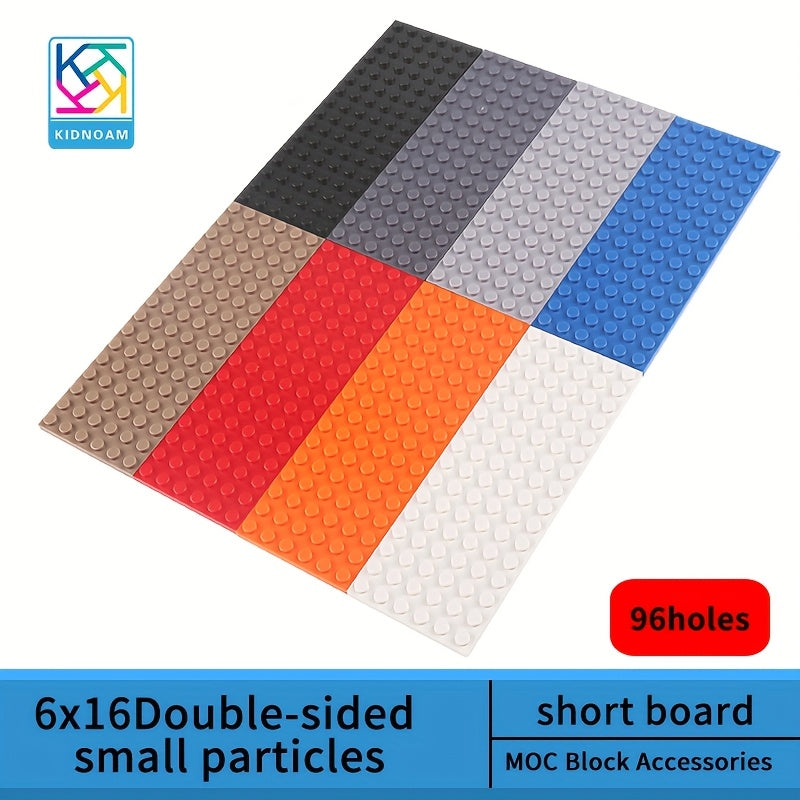 Building Block Puzzle Toy Parts 6-16 Double Sided Base Plate DIY Construction