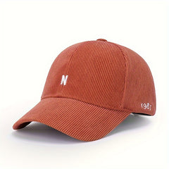 Corduroy Baseball Cap Unisex Outdoor Sun Hat