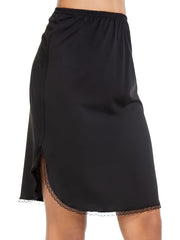 Lace Split Skirts Solid Elastic Waist Sexy Skirts Women's Clothing