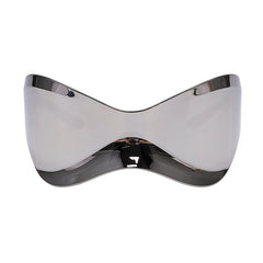 Oversized Y2K Sunglasses Wrap Around Hip Hop Cyberpunk Stylish Eyewear
