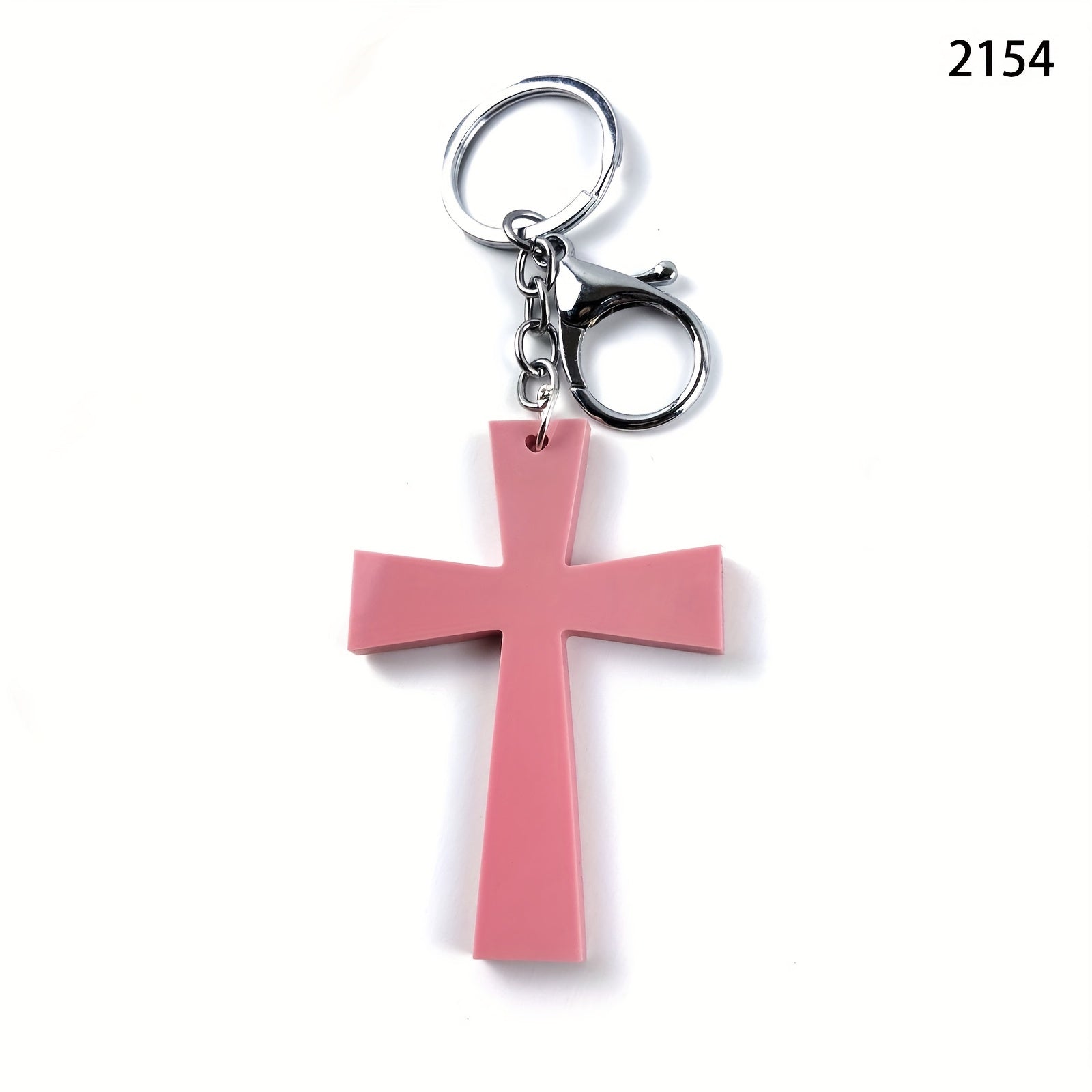 Cross Key Chain Silicone Mold Resin Pendant Drop Glue Mold