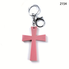 Cross Key Chain Silicone Mold Resin Pendant Drop Glue Mold