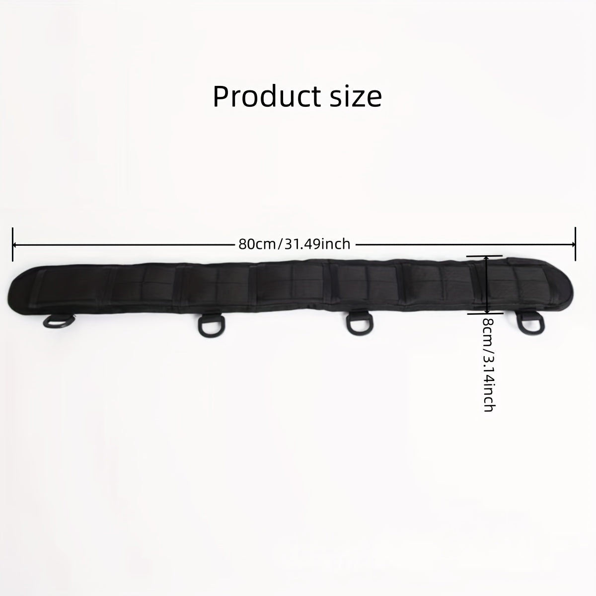 Widened Warrior Girdle Nylon Braided Belt for Outdoor Training