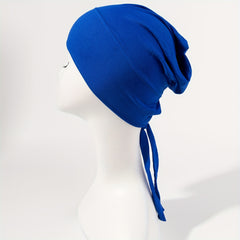 Turban Cap Casual Head Wrap Elastic Hijab Head Scarf Women Bandana Beanies